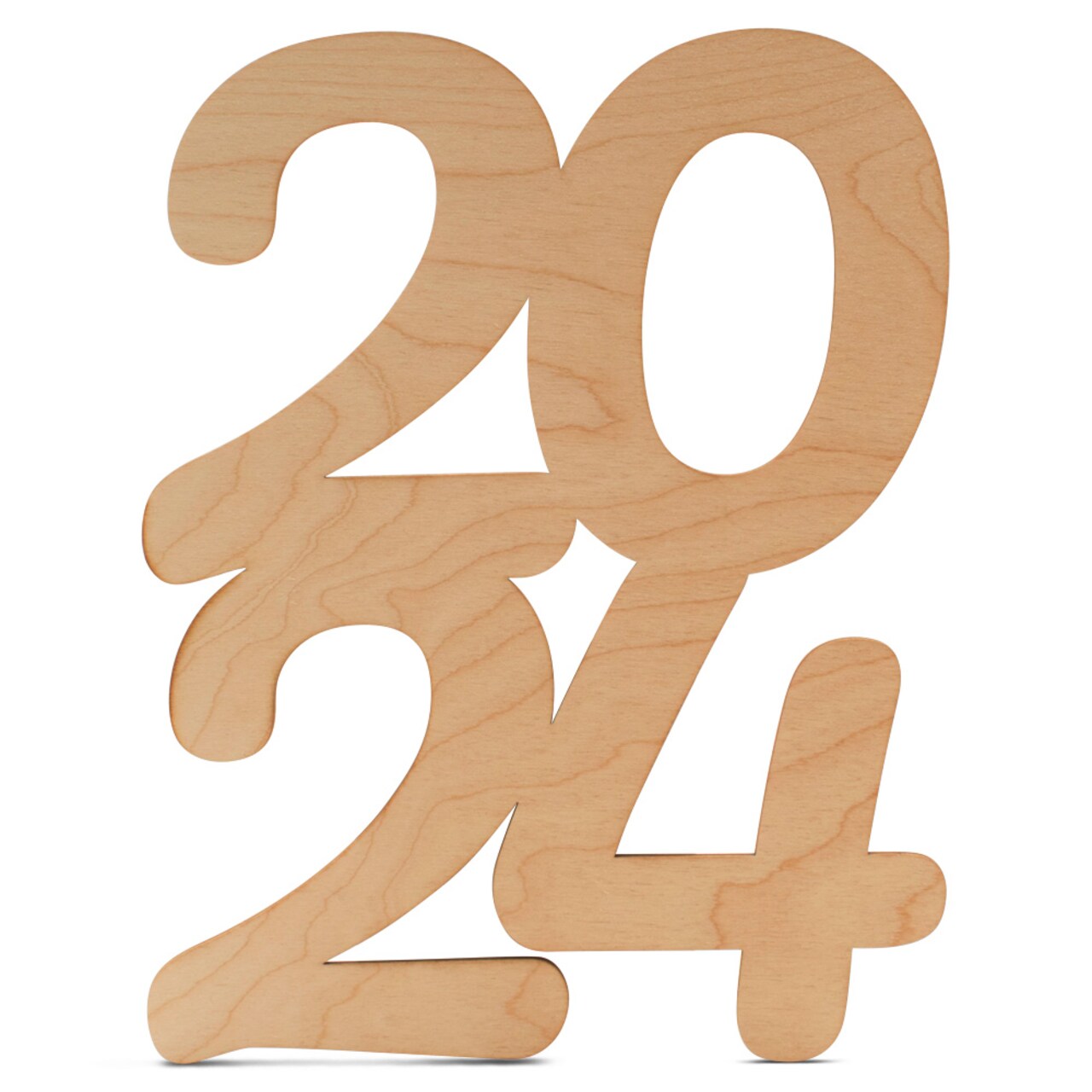New Years Wood 2024 Cutout, From 12"- 24", Door Hangers| Woodpeckers
